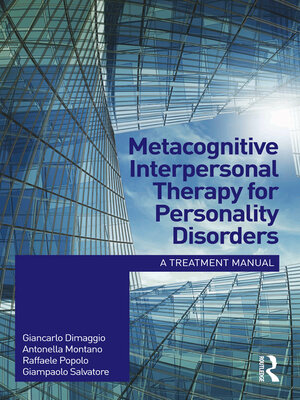 cover image of Metacognitive Interpersonal Therapy for Personality Disorders